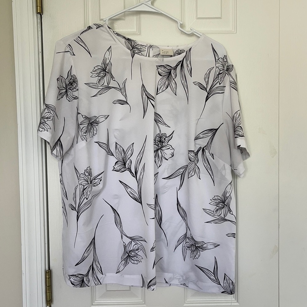 A New Day floral blouse